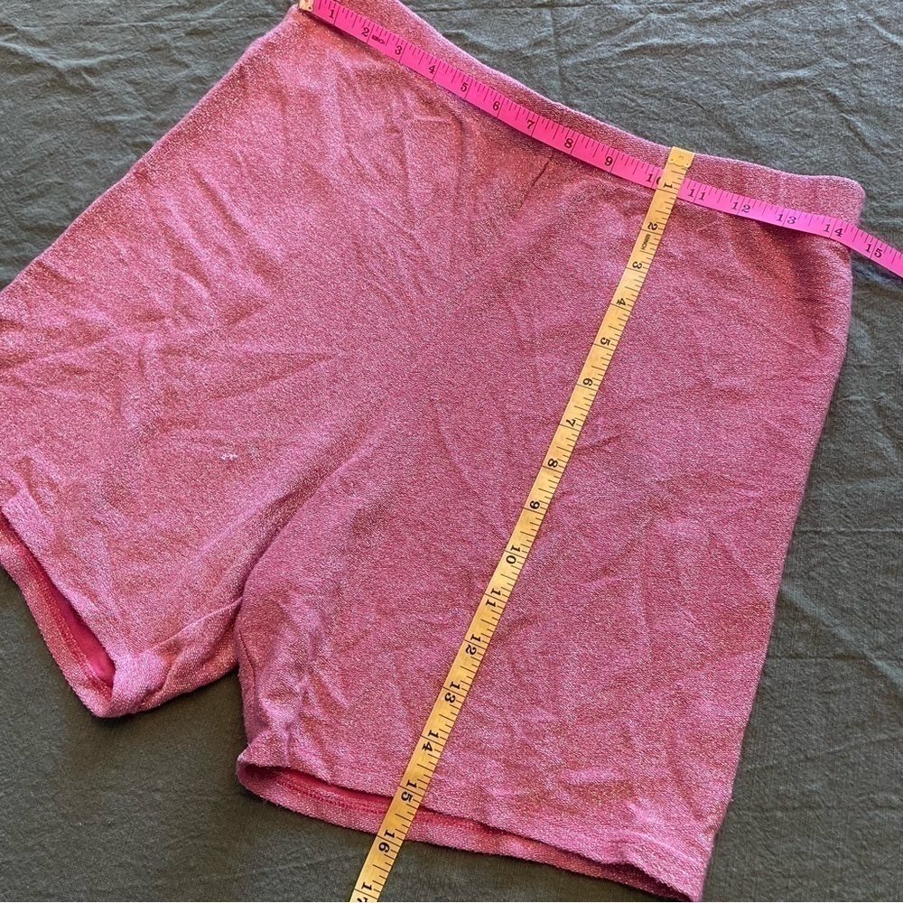 - Victorias Secret light pink shimmer shorts large